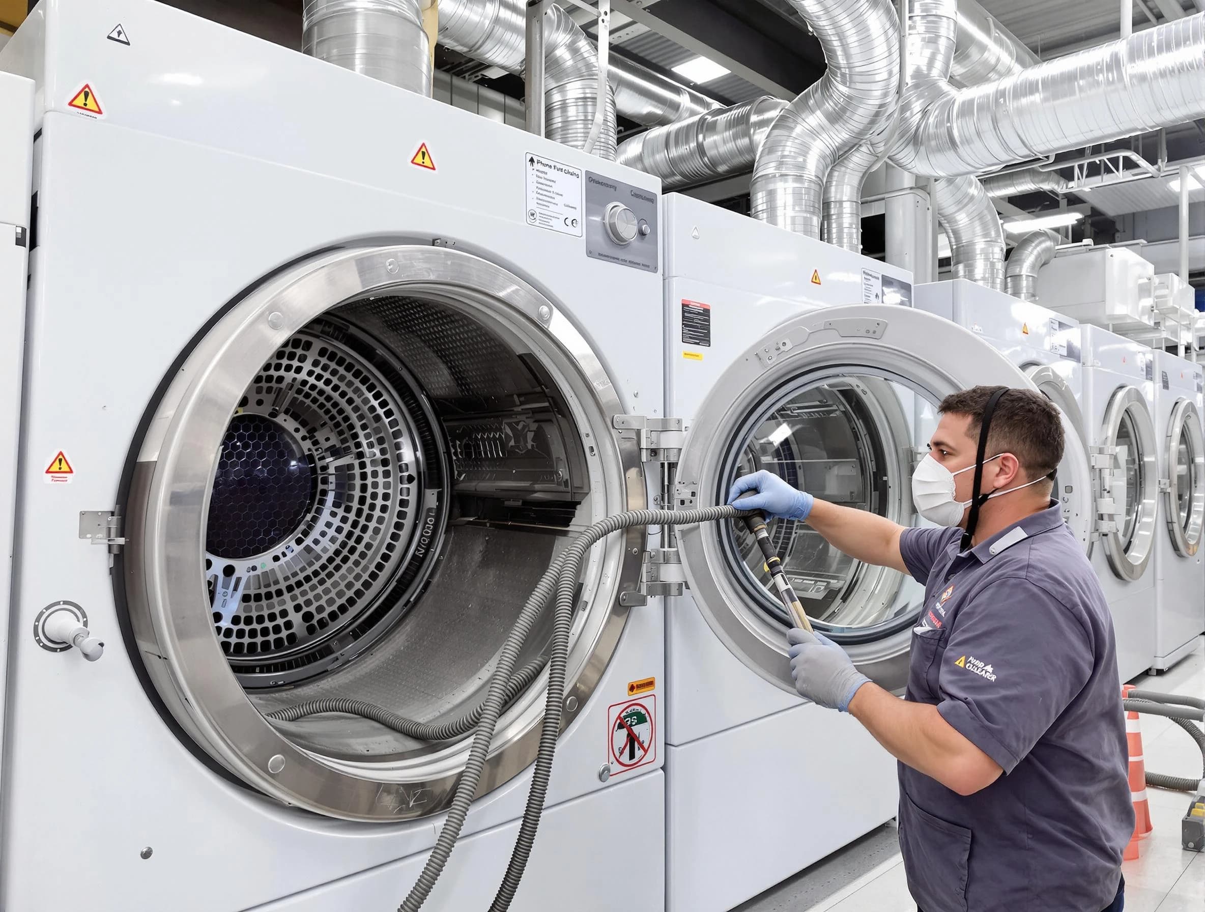 Industrial-grade dryer vent cleaning by Sunset Dryer Vent Cleaning in Sunset