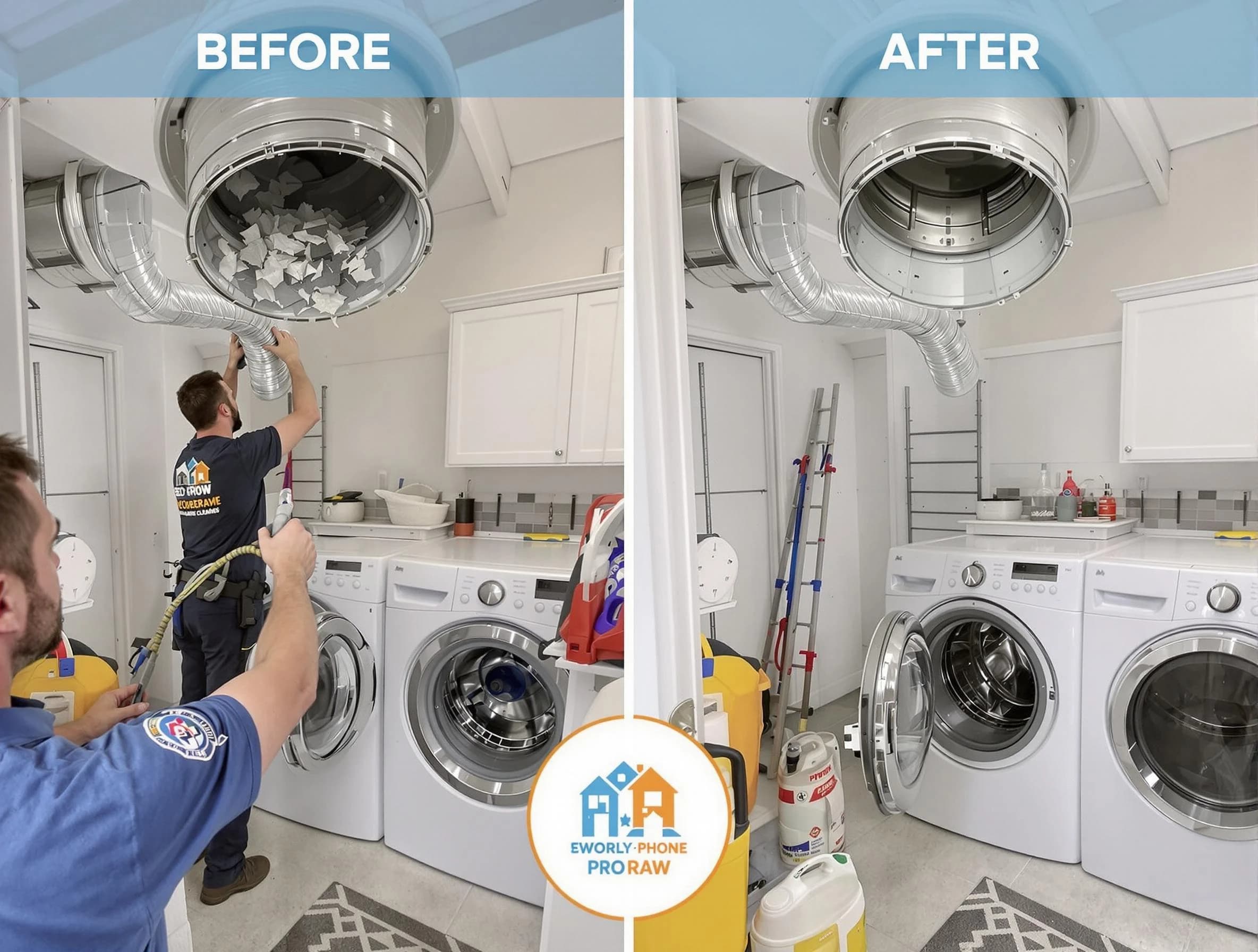 Residential dryer vent cleaning by Sunset Dryer Vent Cleaning in Sunset