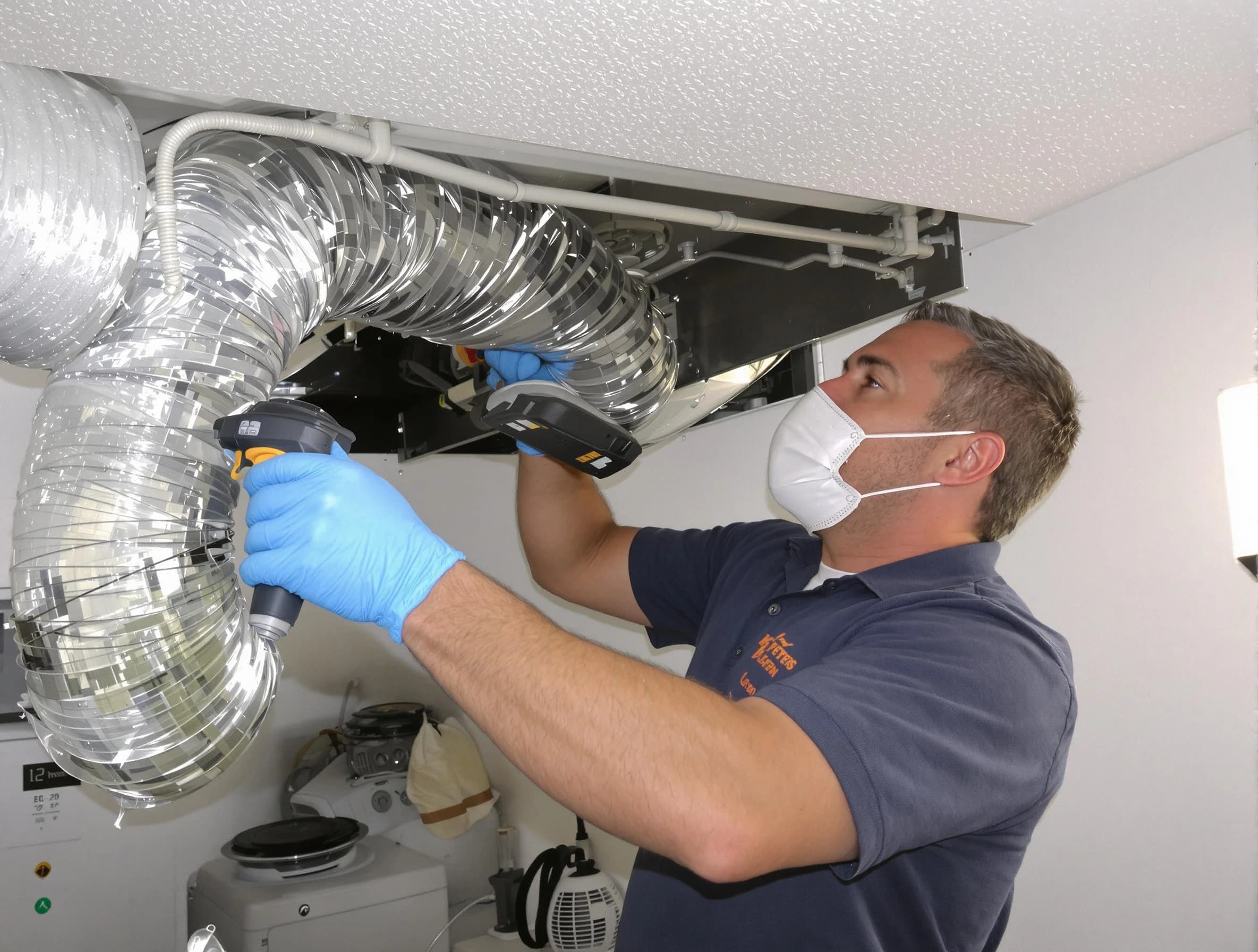 Sunset Dryer Vent Cleaning professional performing thorough residential dryer vent cleaning in Sunset