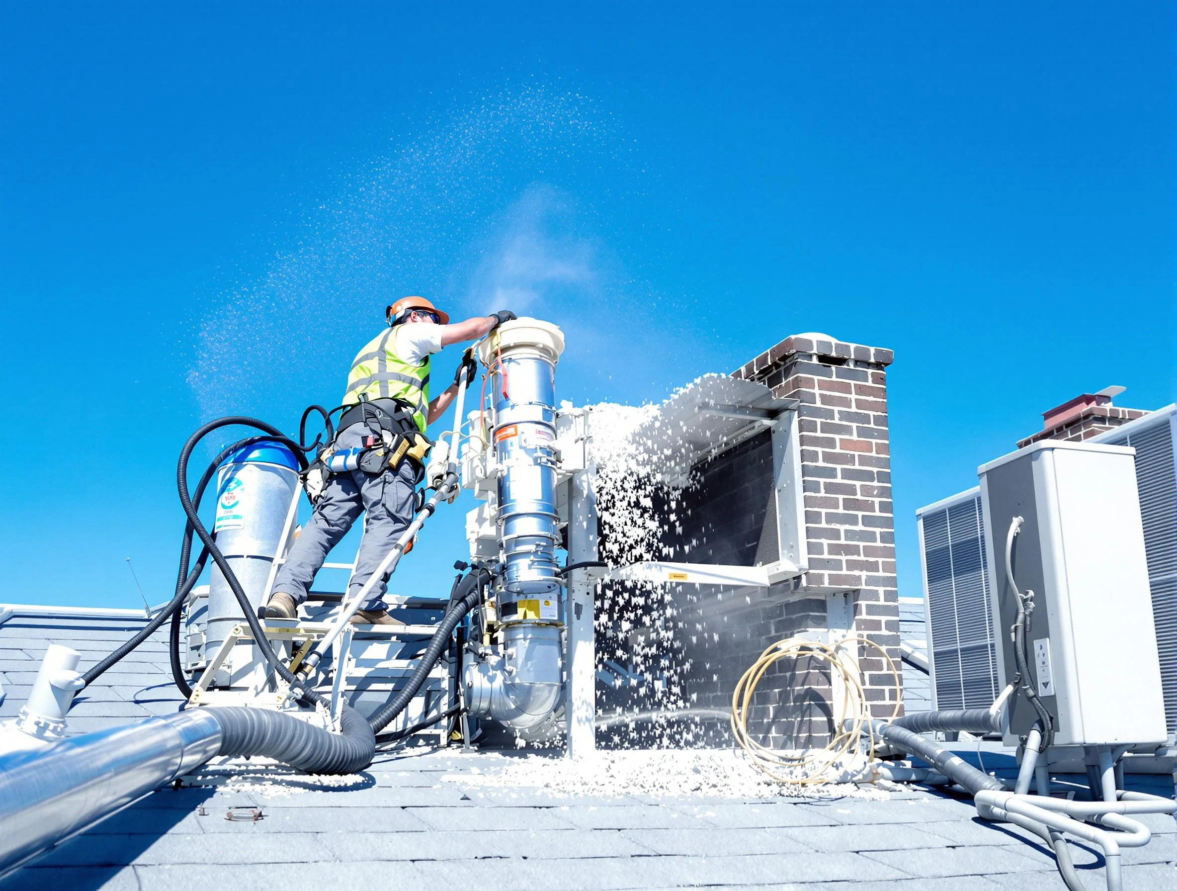 Expert roof dryer vent cleaning by Sunset Dryer Vent Cleaning in Sunset