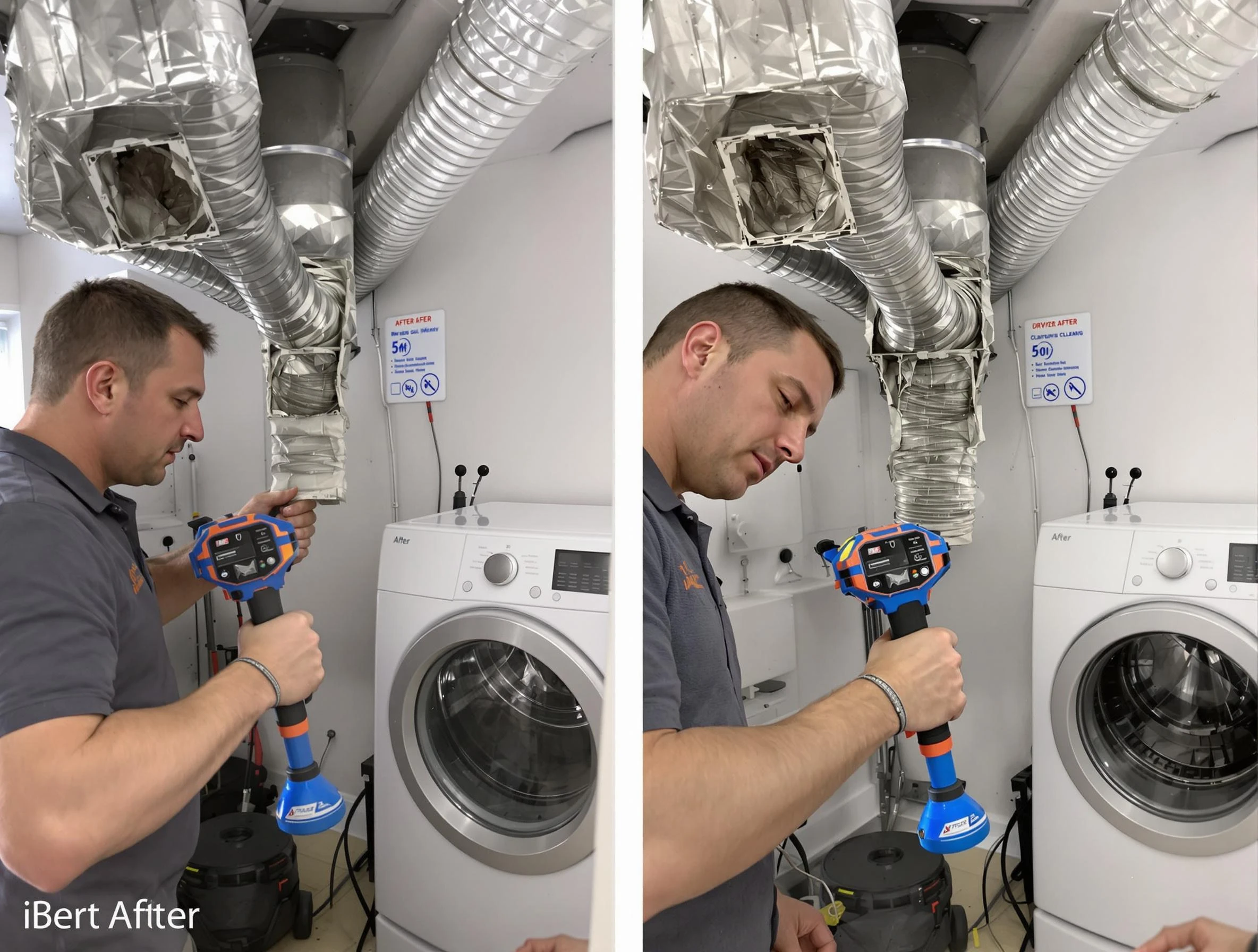 Professional clogged vent cleaning by Sunset Dryer Vent Cleaning in Sunset