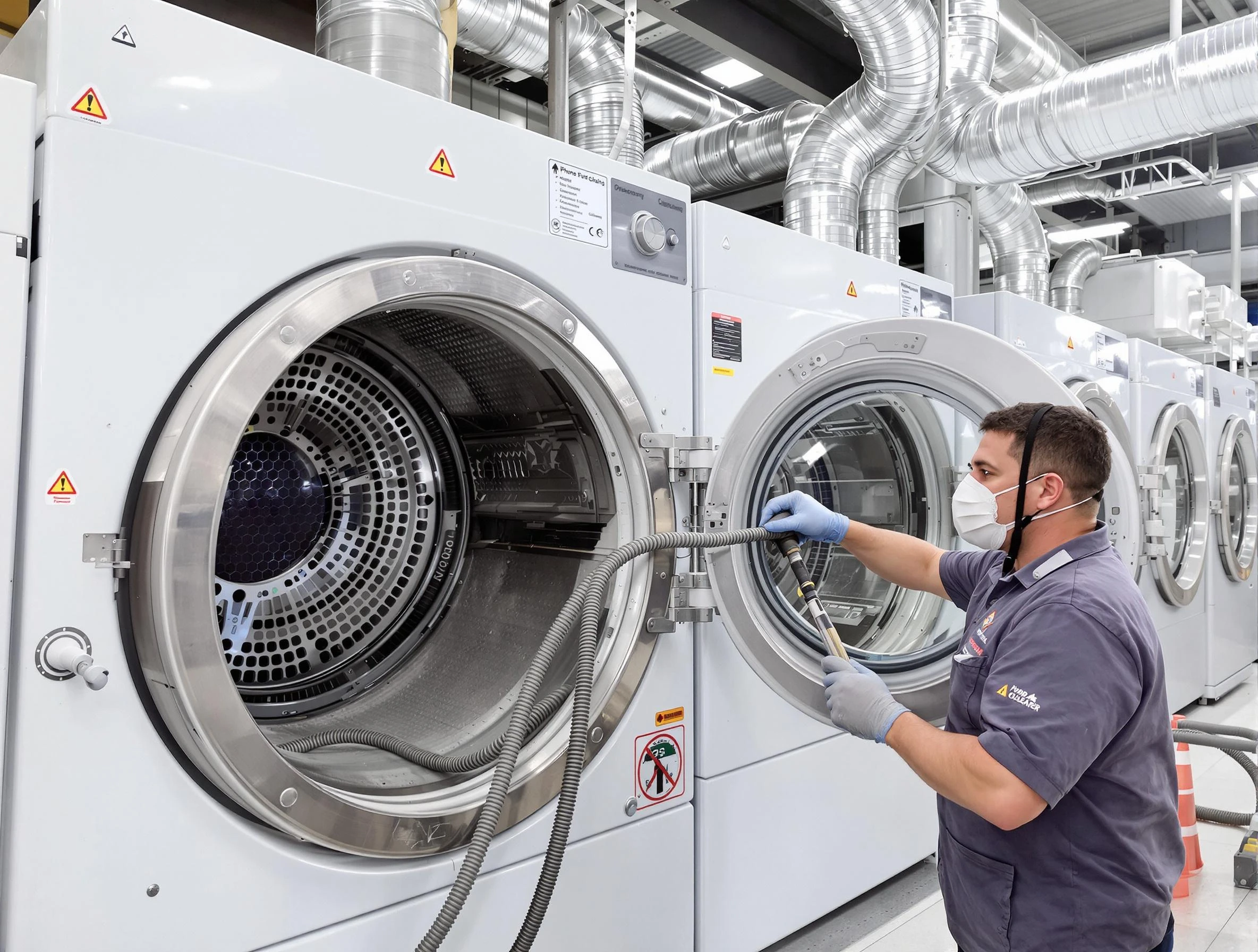 Industrial-grade dryer vent cleaning by Sunset Dryer Vent Cleaning in Sunset